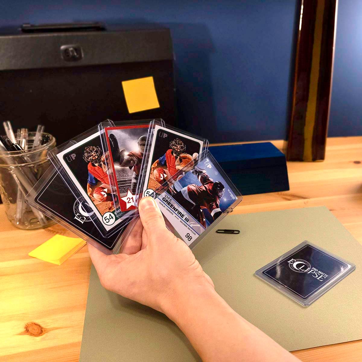 Ultra PRO 3" x 4" Clear Regular Toploaders for Cards with Card Sleeves Bundle Standard Size 200ct Baseball Card Sleeves Trading Card Sleeve Baseball Card Protectors Toploader Card Protectors