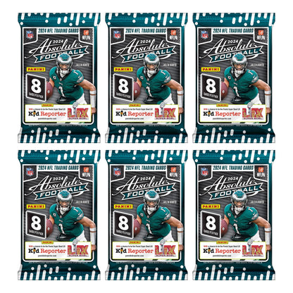2024 Panini Absolute Football NFL Trading Cards Blaster Box