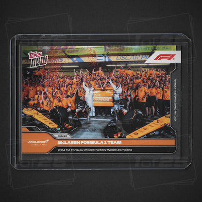 F1 2024 Topps NOW McLaren #079 Constructors' World Champions