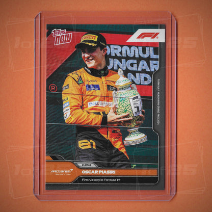 F1 2024 Topps NOW Oscar Piastri #41 First Formula One Race Victory